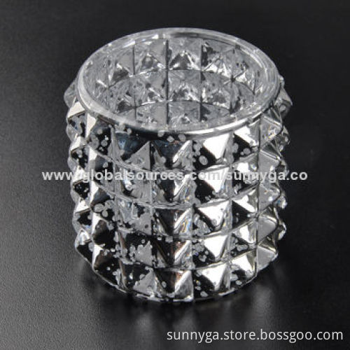 Glass Candle Holder with 120mL Capacity
